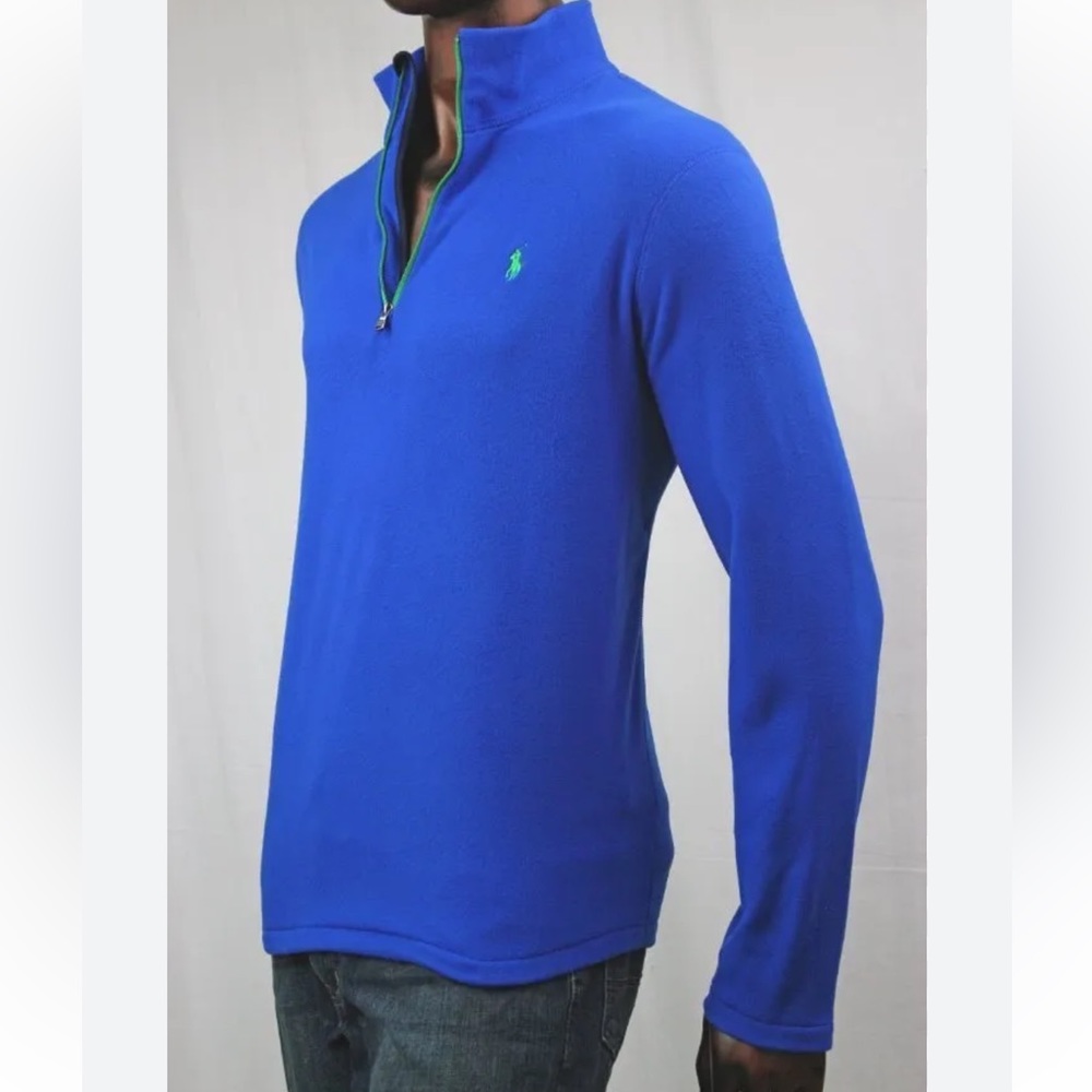 Men’s fleece Polo Ralph Lauren half zip Size XL
